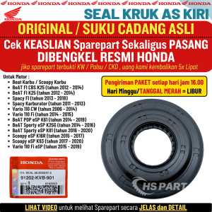 Seal Kruk AS Kiri Beat Fi Original Seal Kruk AS Kiri Beat POP Seal Kruk AS Kiri Beat Karbu Ori Seal Kruk AS Scoopy Karbu Seal Kruk AS Scoopy Fi Ori Seal Kruk AS Spacy Fi Seal Kruk AS Kiri Vario 110 Karbu Ori Vario 110 Fi Spacy Karbu