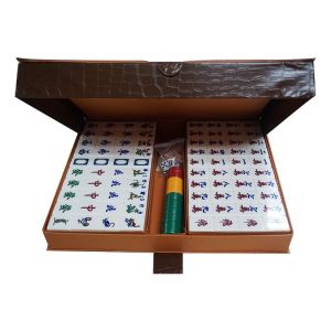 🇸🇬NestHome🇸🇬 GOLD Mahjong Tiles Set - Size 37 / Animal Tiles / Fei / 160 Tiles / Board Games / Family Gathering