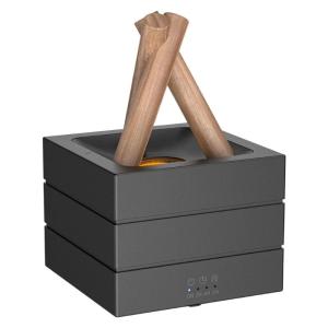 Colorful Flame Air Humidifier with Atmosphere Night Light Flame Essential Oil Aromatic Diffuser for Bedroom Office