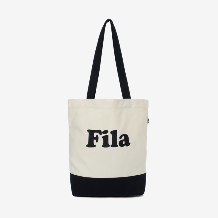 FILA Korea Chewy Logo Blocking Eco Tote Bag Lazada Singapore