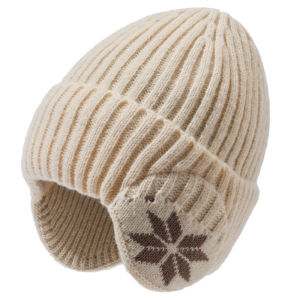 1 PCS Winter Knitted Warm Hat Soft Plush Ear Protection Windproof Woolen Hat Mens Womens Solid Color Pullover Hats