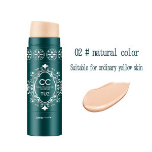 Whitening Air Cushion CC Cream Concealer Stick Natural Foundation Makeup Cover Up Waterproof Whitening BB Cream Ream Makeup Concealer Foundation With Sponge Puff BB&CC Cream Brighten Face Concealer Face Cover Cream Skin Solution