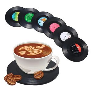 【LovingLife Store】【Ready Stock】1PCS Silicone Floppy Disk Drink Coasters Bar Accessory SET Heat-insulated Non-Slip Cup Mats Drinks Holder Home Decor