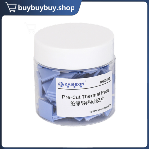 100pcs Thermal Pads Silicon Chip Thermal Pad CPU Thermal Silicone Heatsink Pad For Cooling