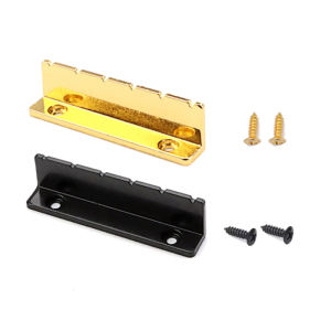 6 String Guitar Pillows Durable Pre-slotted Metal Slotted Guitar Nut Kit for Electric Guitar Spare Repair Replacements