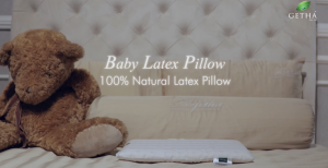 Getha 100% Natural Latex Baby Pillow (6 months - 3 years old)