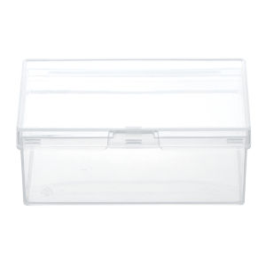 GG กล่องพลาสติกสี่เหลี่ยมผืนผ้าพลาสติกโปร่งใสพร้อมฝาปิดเก็บกล่อง