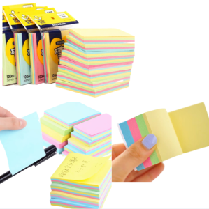 100sheets square Stickynotes Flags & Tag office /school supplies