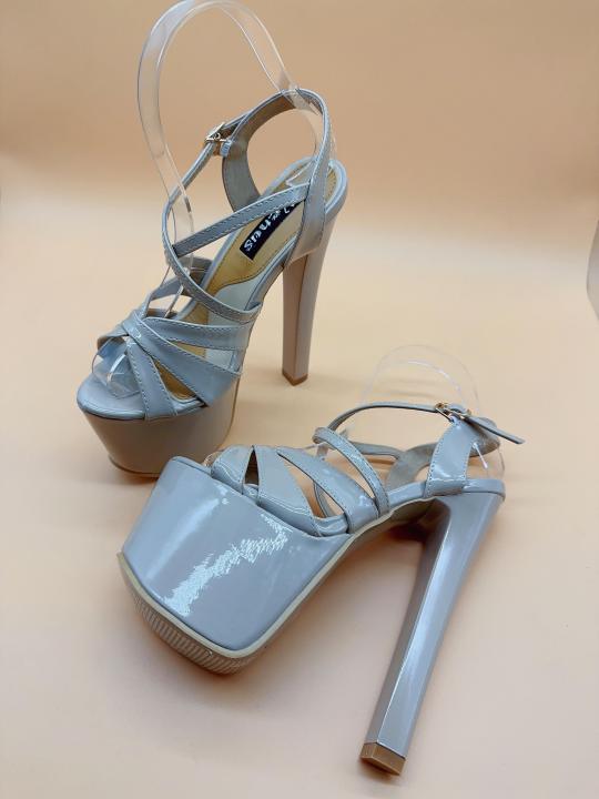 Korean fashion Pageant heels inches glossy Very High Heel