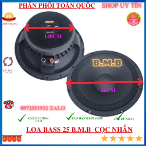 Loa bas 25 BM.B xương đúc có cọc nhấn từ 140 côn 51 hàng đẹp chất lượng cao bass nghe cực hay 1 chiếc
