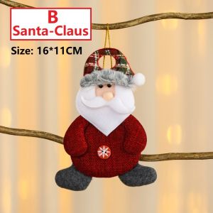 CSR Christmas Ornaments DIY Xmas Gift Santa Claus Snowman Tree Pendant Doll Hang Decorations for Home