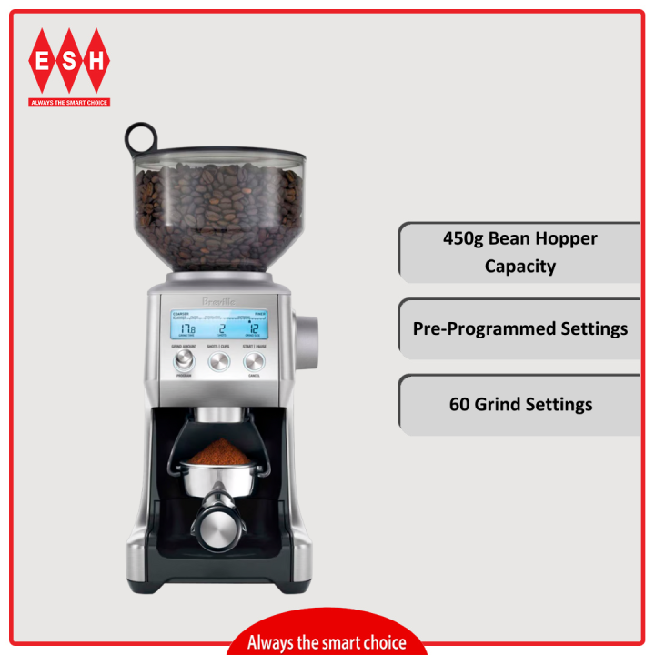 Breville BCG820BSS (Brushed Stainless Steel) The Smart Grinder Pro