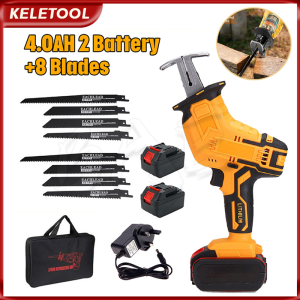 Portable Cordless Electric Saw Metal Cutting Woodworking Pipes Cutters Suitable for outdoor wood cutting