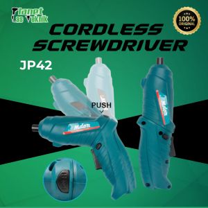 MDON Obeng Elektrik MDON JP42 Cordless Screwdriver Cas Bor Tangan MDON JP42