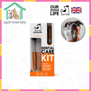 Dogs life Dog Dental Care Kit | Teeth Oral Dental Care | Tartare removal | Adult Dog or Puppy | All Natural