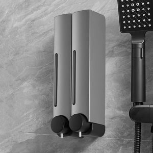 CLARINEJI 380ML Liquid Soap Dispenser Wall Mounted Reusable Shampoo Shower Gel Container Convenient Leakproof Hand Sanitizer Dispenser Washing Lotion