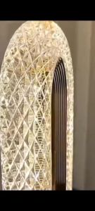 Modern Acrylic Crystal Pendant LightCreative Bedroom Bedside LampIndoor Living Room Entrance Background Decoration LightingFast shipping