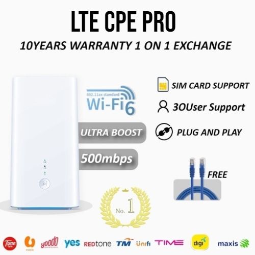 WiFi Router Sim Card Modem BOOST 5G Pro CPE LTE Cat12 Up To 600Mbps 2