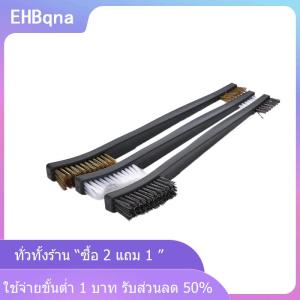 [COD] EHBqna KITCHEN 3X MINI Wire Brush set ทองเหลืองไนลอนสแตนเลสทำความสะอาดเครื่องมือทำความสะอาด