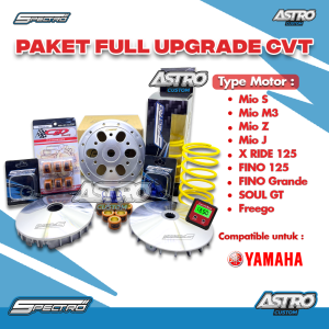 Full Spek CVT Mio M3 Soul GT 125 FINO 125 XRide 125 FREEGO AstroRacing