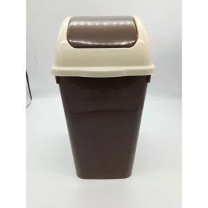 Brown Trash Can with Swing Cover 10/16/25Liters/Recycle Bin/Garbage Can/Dust Bin/Basurahan/Garbage Can/Recycle Bin/Dust Bin/Recycle Bin