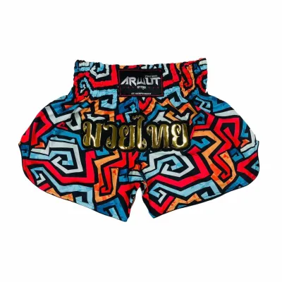 กางเกงมวยไทย มวยสากล ARWUT FIGHT GEAR แฟชั่น ชาย-หญิง Boxing Shorts Muay Thai Shorts Fashion design pants for Men & Woman - Size S - 3XL