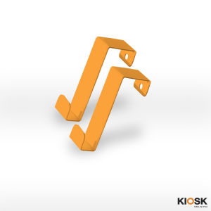 [จัดส่งพร้อมติดตั้งฟรี] KIOSK (2ชิ้น/ชุด) ตะขอแขวนบานตู้ / โต๊ะ ความหนา 2.5 ซม. แข็งแรง ไม่เป็นสนิม