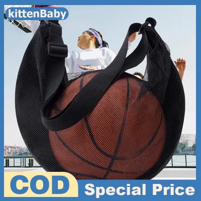 kittenBaby 1pcs duy nhất bóng Túi với dây kéo túi lưới bóng lưu trữ túi thể thao thiết bị dây kéo Sling lưu trữ NET mang bóng rổ