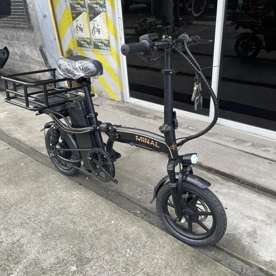 Minal A8 full suspension foldable ebike electric bike for delivery