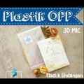 (100 LEMBAR) Plastik OPP Seal 20x22 Cm Tebal 30s Mikron / Plastik OPP 20x22 30s Mic Tebal Plastik Kemasan Plastik Bening Tebal. 