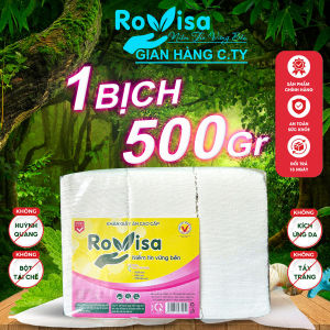 Giấy Ăn Gấp ROVISA 500g Đóng Bịch Khổ 10x10cm hoặc 9x11cm Dùng Cho Nhà Hàng Quán Ăn Quán Cafe