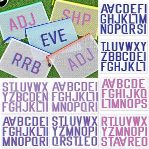 8 Sheet Personalized UV DTF Monogram StickerNormalHot Pink