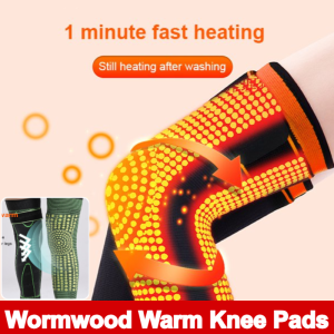 Wormwood Knee Sleeve Warm Keeping Heat Pads for Knee Pain Relief Thin Antiskid Fitness Knee Support for Men Women