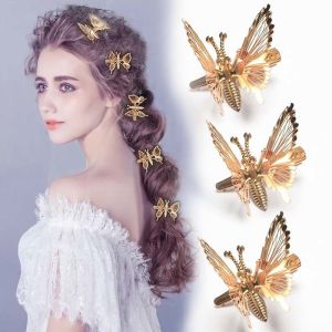 Simulation Shake Butterfly Clips Cute Hair Clips Fashional Clips Korean Hair Accessories for Women Shaking Butterfly Wings Clips