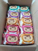 Thùng 10 gói khăn ươys BABY WIPES 650 grs không mùi không parabens dùng an toàn cho baby