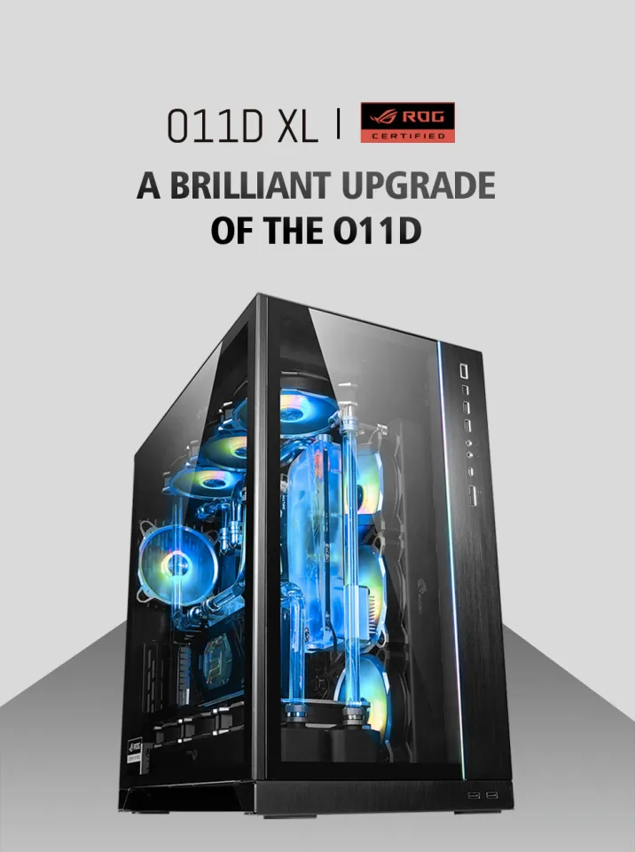 LIAN-LI Full Tower Case O11DXL-A Dynamic XL (ROG) Silver PC-011DXL-A 