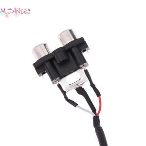 MIZ Cáp tín hiệu âm thanh 30cm 2 RCA để XH2.54MM-3PIN ổ cắm đầu vào âm thanh giao diện tín hiệu âm thanh mở rộng cho bảng điều khiển Bộ khuếch đại