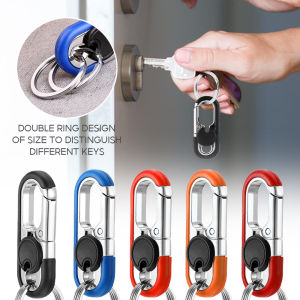 Car Carabiner Keychain Men Climbing Keychain  Creative Key Holder Men Alloy Camping Climbing Metal Key  High Quality Keyring Hook Double Ring Key Hook Metal Buckle  Universal