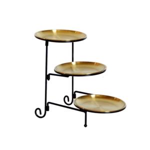 Fruits and Tray 3 Tiered Serving Stand for Showcasing Sweets Pastries Birthday Party Cupcakes Display Rack