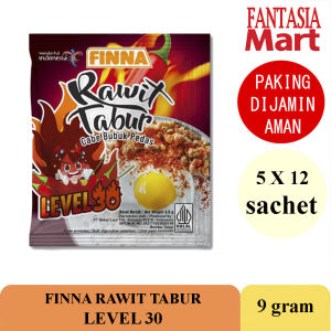 FINNA RAWIT TABUR BUBUK CABE LEVEL 30 PACK 5 X 12 SACHET FUN CORNER DENGAN PAKING AMAN