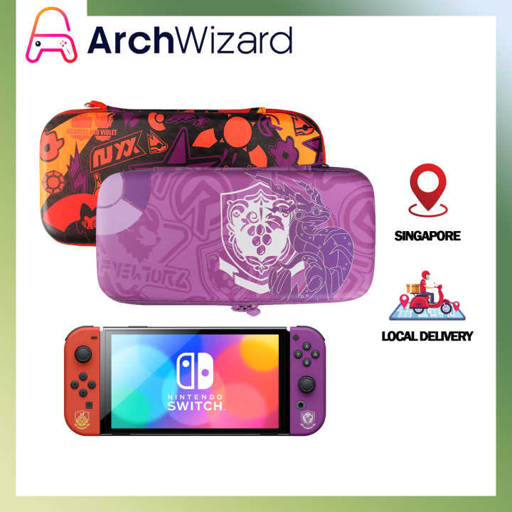 Nintendo Switch Travel Pouch Carrying Case Pokemon Scarlet Pokemon ...