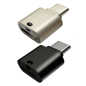 USB C To Microed TF Card Reader Adapter With Keychain For Easy Connection Across Multiple Platforms Including PC