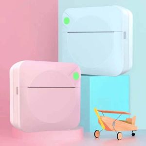 Ready stock Mini Pocket Photo Printer Portable Thermal Printing Machine 203DPI BT Receipt Instant Printer Android iOS