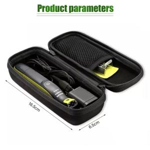 Shaver Holders Razor Clipper Storage Bag for One Blade Men Electric Shaver Carrying Case EVA Foam Shockproof Hard Travel Bag
