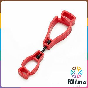 KLIMO Glove Clip Hanger Safety Glove Holder Plastic Working Clips Work Clamp Guard Multifunctional Tool 6 Colors