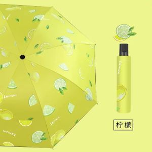 10ribs automatic umbrella wind-resistant large-reinforced folding barometer double-use vinyl umbrella