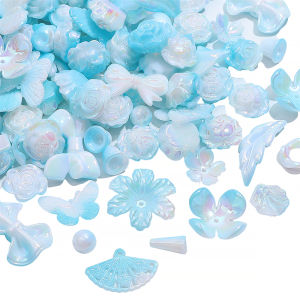 20g/bag 8-43mm Fashion Acrylic Mixed Styles Beads Loose Beads DIY Handmade for Necklace Bracelet Jewelry Making Accessories