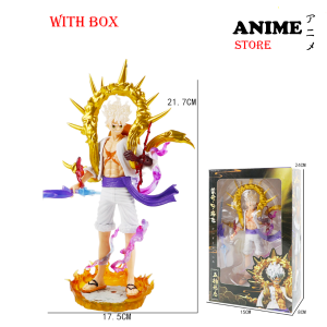 One Piece Monkey D Luffy Nika GEAR 4 GEAR 5 Snake Man Anime Action Figure Toys Patung One Piece Luffy 海贼王 4档5档 尼卡 蒙奇D路飞