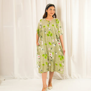 RNA FASHION COTTON Daster Remaja Jumbo Busui Ld 130 Kancing Ada Tali Samping