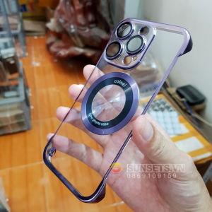 Ốp lưng iPhone 14 Plus/ 13/ 12 Pro Max Vòng Kim Loại có kính camera
